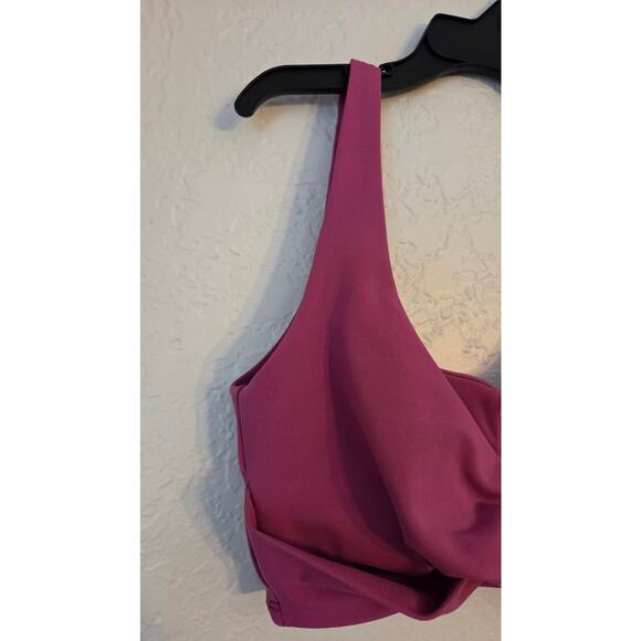 L Space Active Twist of Fate‎ Sports Bra Women's Small Fuschia Athleisure Gym - Picture 10 of 13